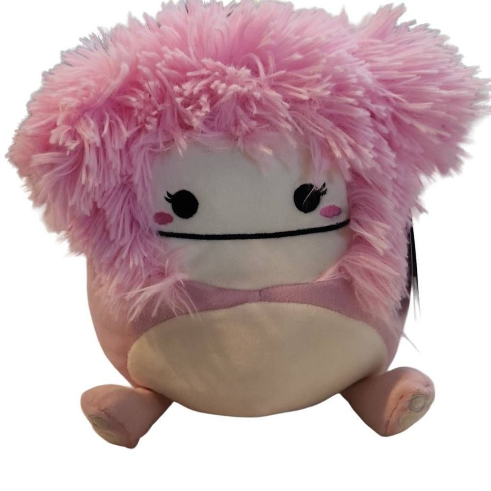 New Squishmallows Pink Brina Bigfoot - 8 inch